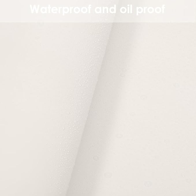 Leather Dresser Cover,1.8mm Thick,12x40 Inch,Dresser Protector Top,Dresser Top Protector,Dresser Cover Top,Dresser Top Cover,Dresser Cover Top for Bedroom.(White+White,12x40)