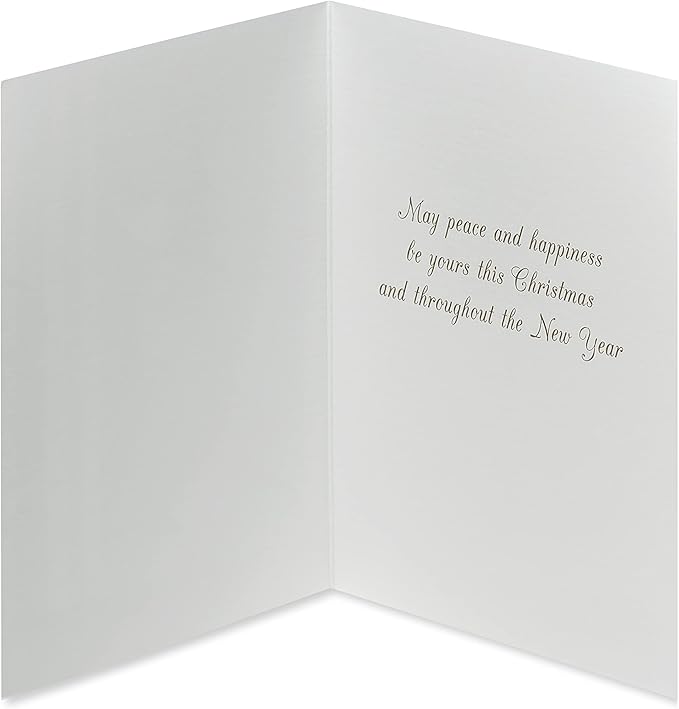 Papyrus Petite Christmas Cards Boxed with Envelopes, Peace and Happiness, Snowbird (20-Count)