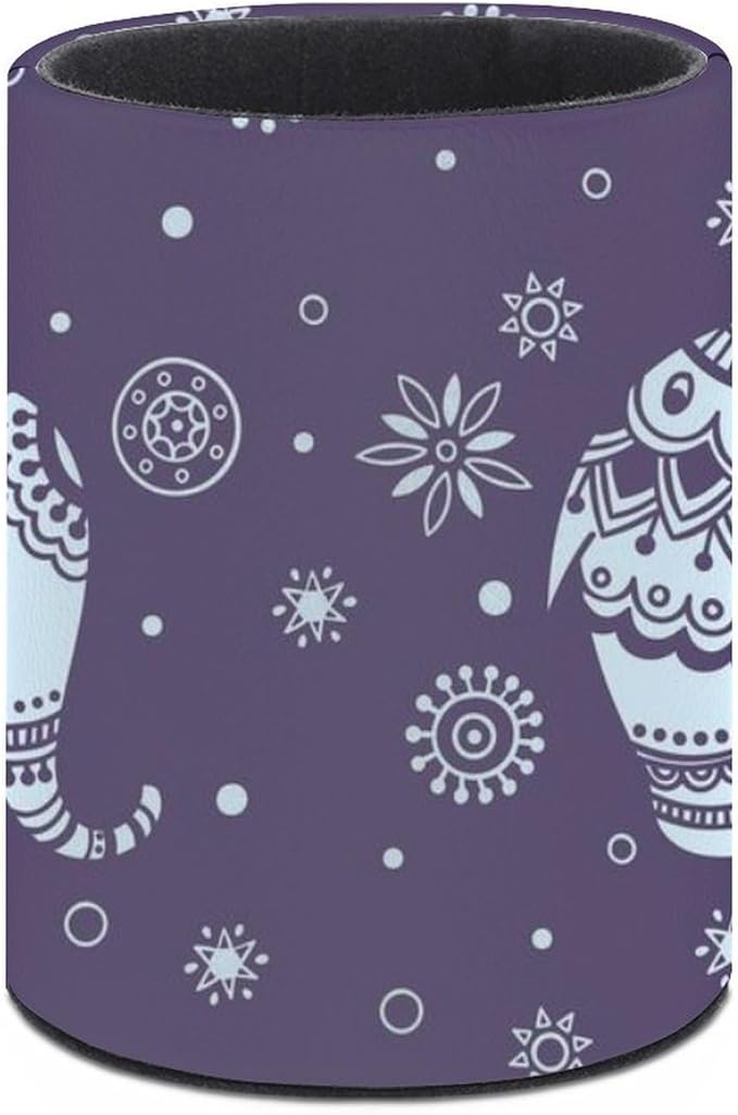 Cute Elephant Pen Holder Pencil Organizer Cute Pencil Cup Desk Decor Makeup Brush Holder PU Multifunctional Office Suppliesfor Home Classroom School