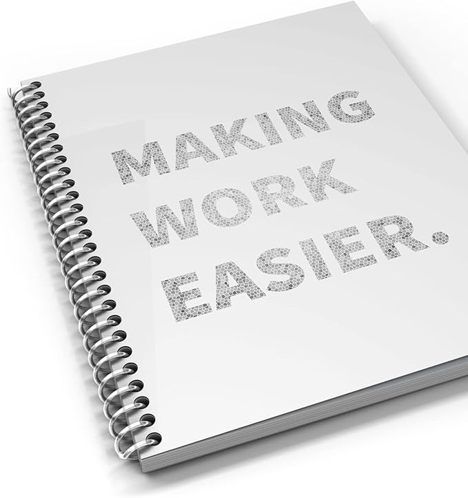 Binditek 50 Pack Plastic Spiral Binding Coils, 12mm(1/2"), 90 Sheet Capacity, 4:1 Pitch, Clear, 48Loops, for Letter Size, for Students and Coworkers