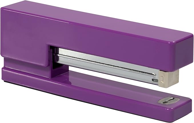 JAM PAPER Modern Desk Stapler - Purple - Sold Individually