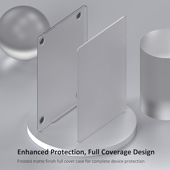 KEROM Matte Clear Case for MacBook Pro 14 inch 2025-2021 M5 M4 M3 M2 M1 Pro/Max Chip A3434 A3112 A3185 A3401 A2918 A2992 A2779 A2442, Ultra Thin Matte Plastic Hardshell & Keyboard Cover, Frosted Clear