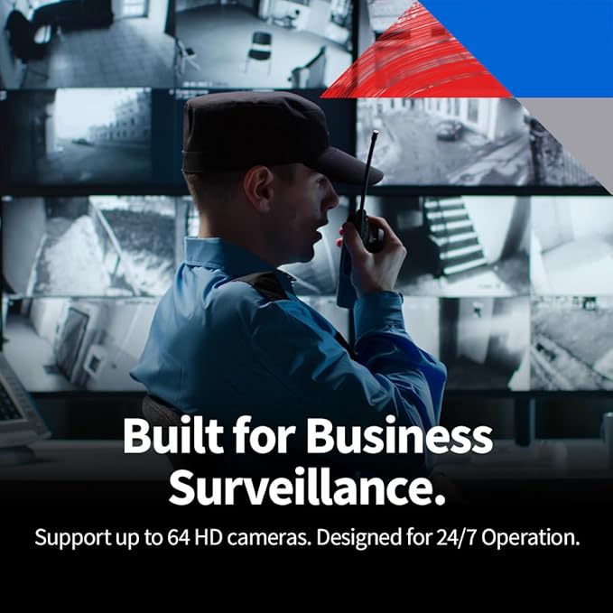 Toshiba S300 PRO 4TB Surveillance 3.5” Internal Hard Drive – CMR SATA 6 Gb/s 7200 RPM 512MB Cache - HDWTA40UZSVAR