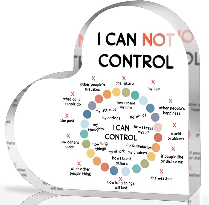 Mental Health Decor, Psychotherapy Affirmations Heart Acrylic Sign, School Counselor Sign, Therapy Anxiety Sign, Therapy Mental Health Gifts for Social Worker Classroom School Counseling Educational