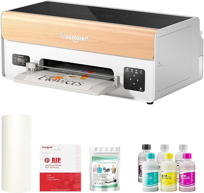 Procolored P13 DTF Printer A3 XP600 Apparel Transfer Printing Machine T-Shirt Direct to Film-Windows Version (Printer)