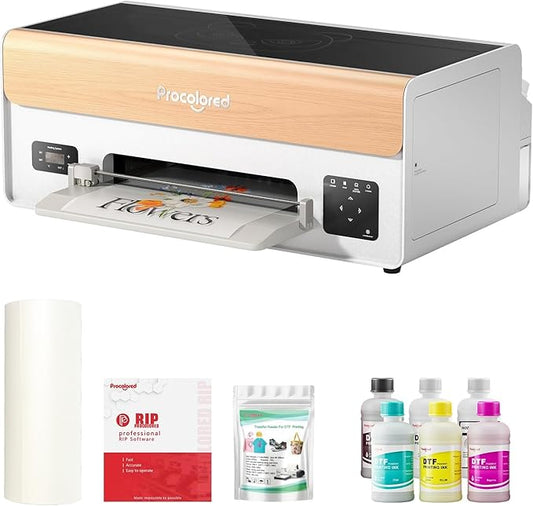 Procolored P13 DTF Printer A3 XP600 Apparel Transfer Printing Machine T-Shirt Direct to Film-Windows Version (Printer)