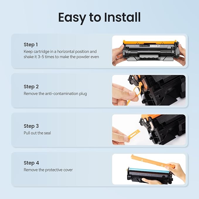 XJI 134X(with Chip) High Yield Compatible Toner Cartridges Replacement for HP 134 X A W1340X 134A W1340A Ink, for Laser Jet M209dw MFP M234dw M234sdn M234sdw Printer Black