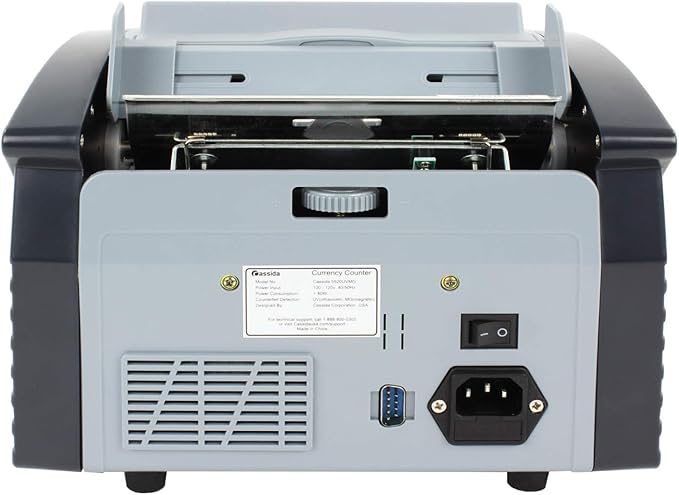 Cassida 5520 UV/MG - USA Money Counter with ValuCount, UV/MG/IR Counterfeit Detection, Add and Batch Modes - Large LCD Display & Fast Counting Speed 1,300 Notes/Minute