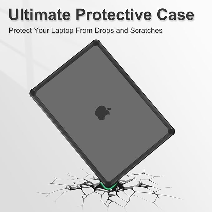 MOSISO Compatible with MacBook Pro 13 inch Case M2 2025-2016 A2338 M1 A2251 A2289 A2159 A1989 A1708 A1706, Anti-Cracking Heavy Duty Plastic TPU Bumper Hard Case&Keyboard Skin&Screen Film, Gray