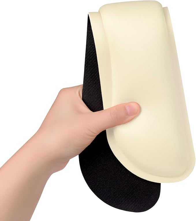 Dapesuom Enlarge Keyboard Wrist Rest, Memory Foam Keyboard Wrist Cushion for Computer Desk Mats Support, Typing Pain Relief Ergonomic Mouse Pad Rests with Non-Slip Base for Gaming Laptop, Navajo White