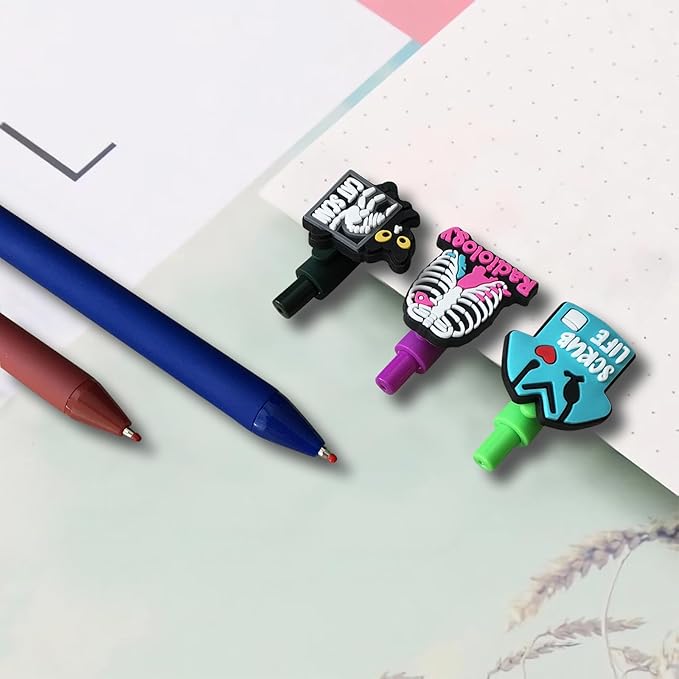 Funny Nurse Pens Cute Cna Medical Assistant Accessories Nurses Week Gifts Aesthetic Black Gel Ink Pens Supplies for Rn Lpn Nursing Student Essentials, 15-Count (Small Humor)