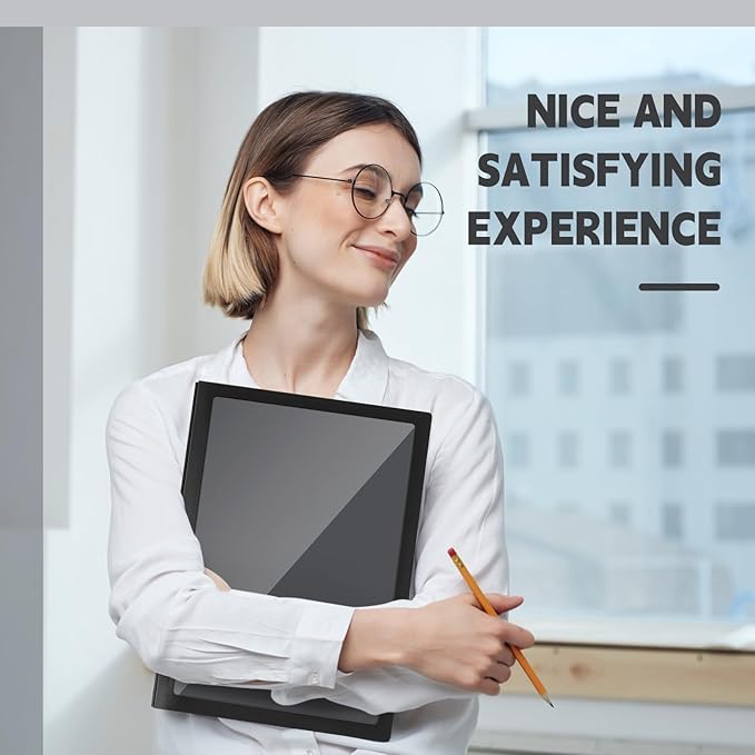 Teling 24 Pcs Plastic Folders with Front Clear Pocket and Business Card Holder 2 Pocket Heavy Duty Folders Plastic Letter Size Paper for Business School Office Supplies (Black)