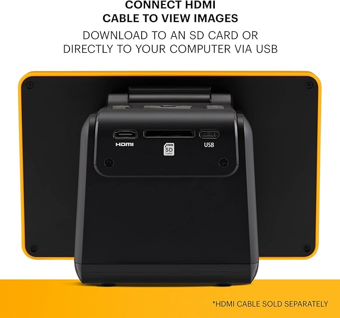 Kodak Slide N Scan Max Digital Film Slide Scanner, Black/Yellow (RODFS70)