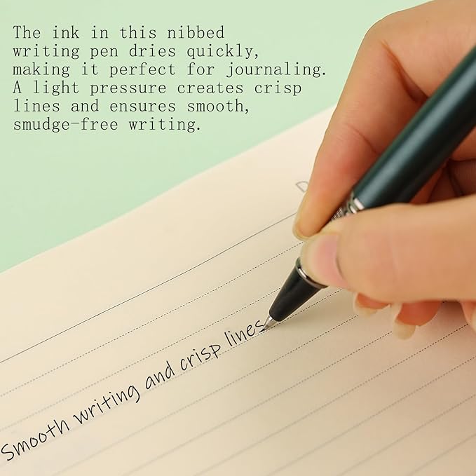 Liquid Ink Rollerball Pen,Luxury pen,Nice pen Metal pen Smooth writing stylish design effortless writing,fancy pens with gift case metal pen for Men & Women with 2 Refills-Blue