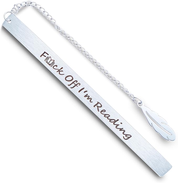 Book Lovers Gifts Funny Bookmark for Women Men Birthday Reading Gifts for Readers Writers Friends Coworkers Christmas Stocking Stuffers for Boys Girls Teens Graduation Gift for Students Bookworms