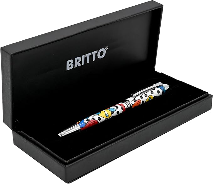 Britto Premium Rollerball Pen - Extra Fine Point with 0.5mm Premium-Grade Refillable Liquid Black Ink, Smooth Precision Writing & Quick Drying Pen for Journaling (Japanese, Camouflage)