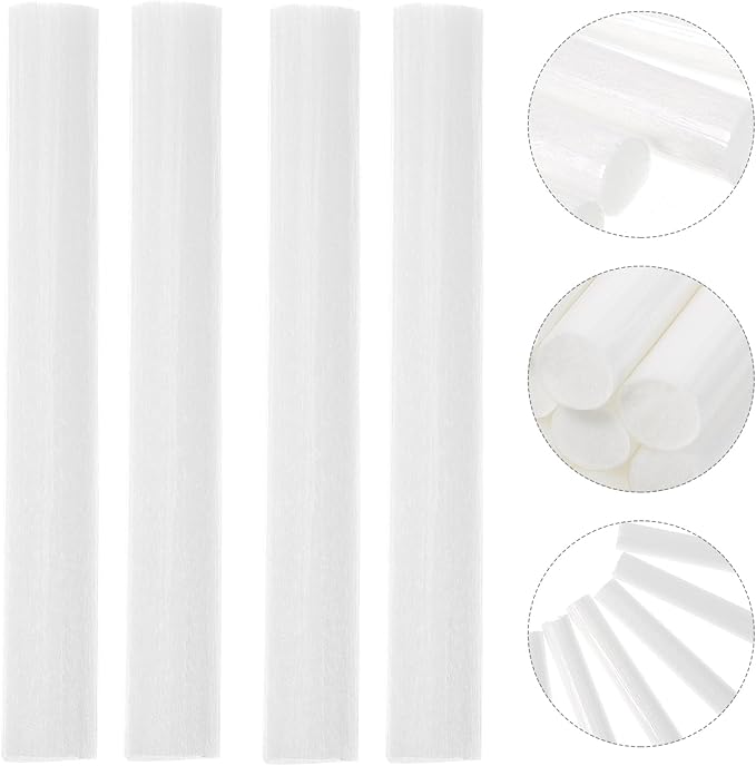 EXCEART 200 Pcs Marker Cotton Core Markers Marker Diy Refills Marking Pen Refill Multifunctional Paint Pen Refills Universal Paint Pen Refills White Pvc Eyeliner Student Filling