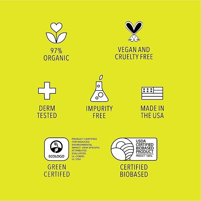 Medical Grade Hand Sanitizer Gel - 97% ORGANIC - 2 FL.OZ. (PACK OF 24)