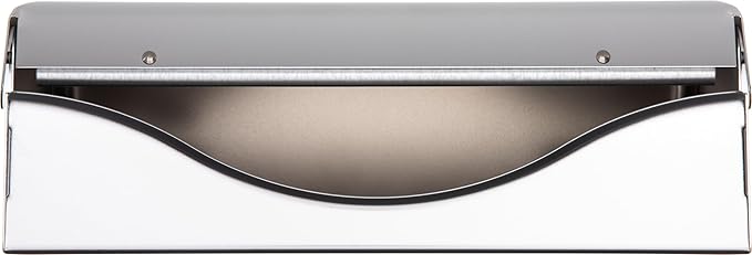 Carlisle FoodService Products T1950XC Mini C-Fold/Multifold Commercial Towel Dispenser, 250 Multifold / 150 C-Fold Towel Capacity, Chrome