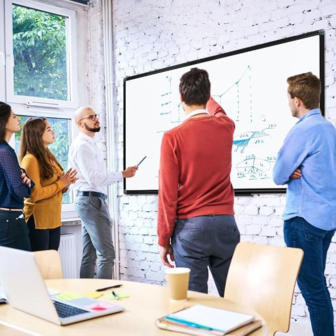 XIWODE Large Magnetic Dry Erase Board，Whiteboard for Wall, 36 x 72 inches, Whiteboard Marker Board Writing Board，Black Aluminum Frame, Durable, for Home School & Office