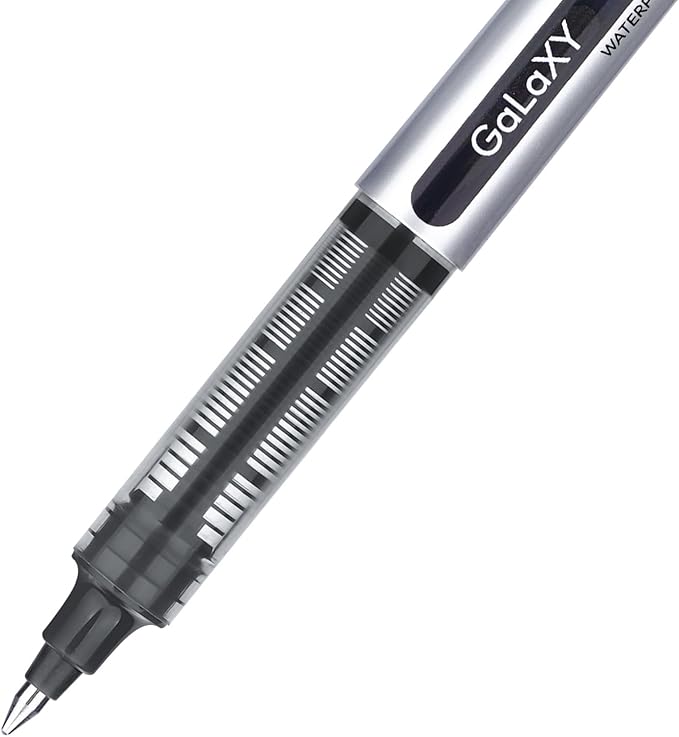 EYEYE Liquid Ink Rollerball Pens 12 Pack 3 Colors Black Blue Red 0.7mm Medium Point Pens Quick Dry Smooth Writing Pens for Journaling Office School Note Taking Supplies