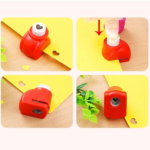 Paper Punches,15pcs Punch Craft Set Mini Punches Hole Punch Shapes Hole Punch Shape Scrapbooking Supplies for Kindergarten Teacher Office Supplies Kids