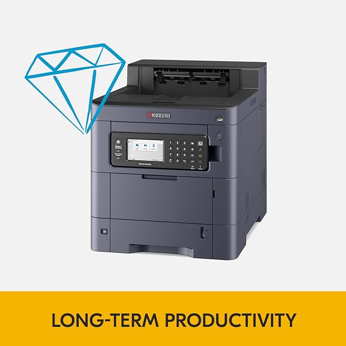 KYOCERA TASKalfa PA4500ci Color Laser Printer 47 ppm, 1200 dpi, Gigabit Ethernet & HyPAS Capable, 4.3 inch Touchscreen Panel, 650 Sheet Capacity