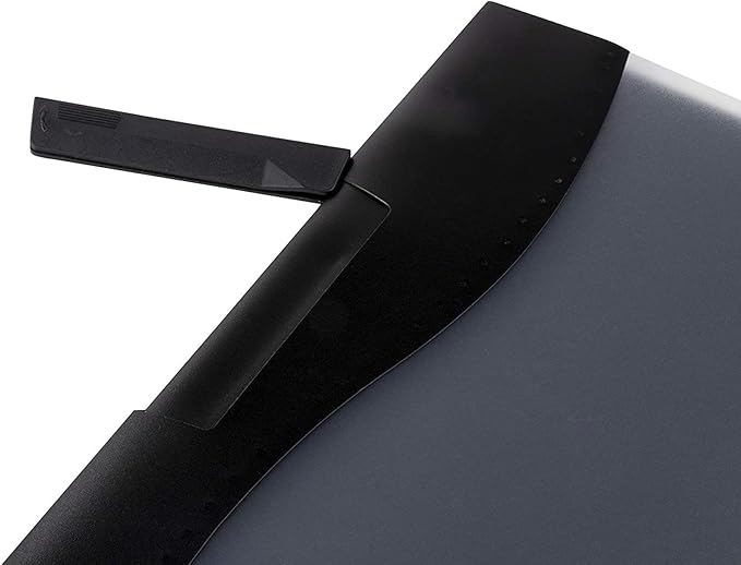 Juvale Resume Portfolio Folder - 10 Pack, Black, 9 x 11 in - Clear Report Covers with Sliding Bar & Swing Clip - Presentation Folders & Document Binder