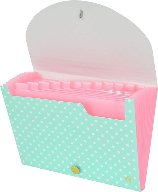 CNK File Folders Organizer with 13 Pockets Accordion Expanding Folder For Documents Receipt Document Paper Pocket Filing Products Accordian Important expandable holder files alphabetical Labels Letter