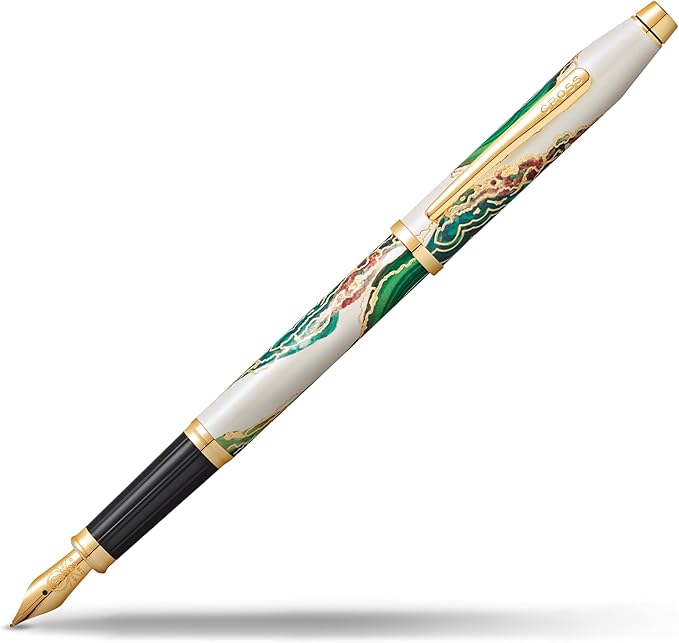 Cross Wanderlust Refillable Fountain Presented in a Luxury Gift Box - Medium Point, Black Ink,