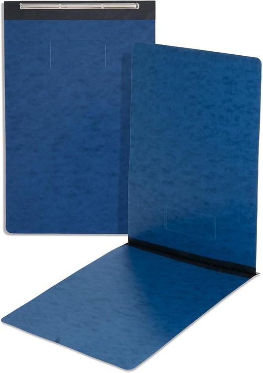 Blue Summit 10 Pressboard Report Covers with Fasteners, 11x17 Folders for Blueprints, 11x17 Binder, 3” Capacity, Navy Blue, 10 Pack