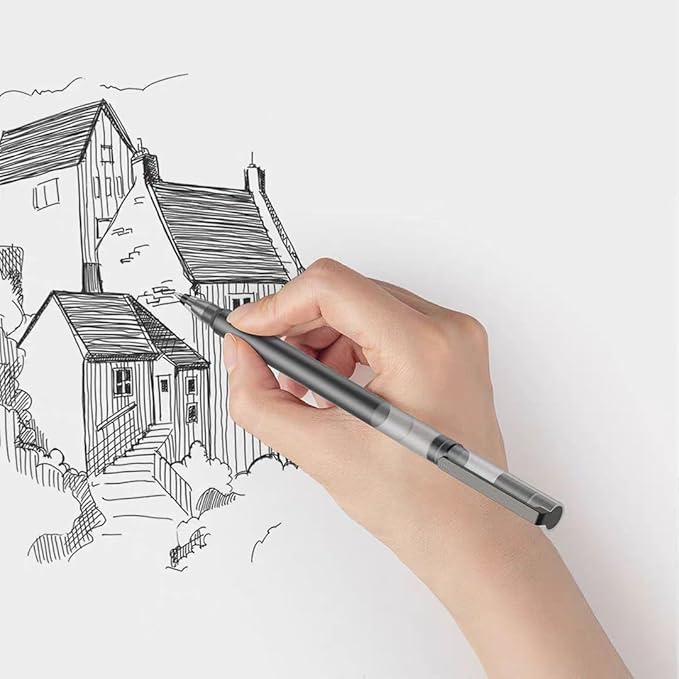 Gel Ink Pens, 0.5mm Fine Point Quick Dry Smooth Writing Pens High-End Series for Office School Supplies,Pack of 10,Red