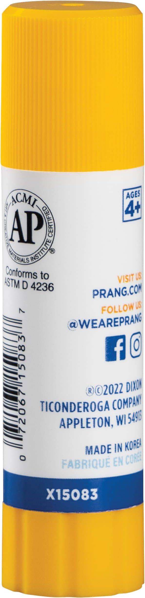 Prang Washable Glue Stick, Clear.28 Oz, 1 Count
