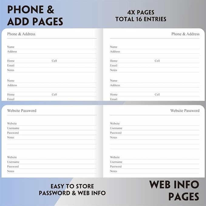 2025-2026 Planner - Weekly and Monthly Planner, Oct 2025 - Dec 2026, Holidays, Contacts and Notes Pages, Vegan Leather Cover, Elastic Closure, 5.5”x8.25”, Teal