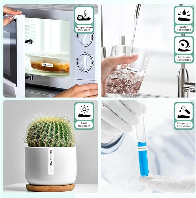 6-Pack 45013 Tape Compatible with Dymo 160 Label Maker Refill 1/2 Inch Black on White D1 Label Tape 45013 a45013 45013s S0720530 for LabelManager 280 160 420P 220P 210D 360D 450D, 23 Feet