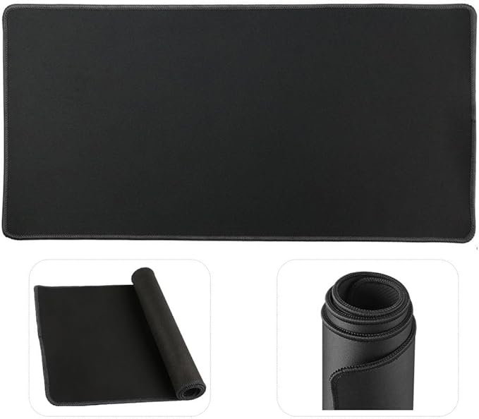 Large Mouse Pad Gaming & Professional Computer Extra Large Mouse Pad/Mat 27.5IN (70 * 30 chunse Black)