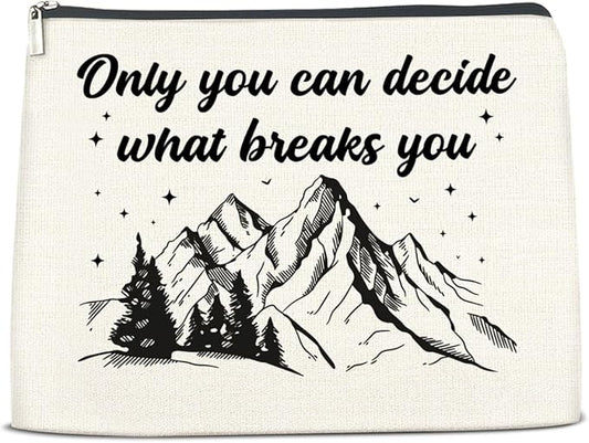 NGAEAK Bookish Gifts Cosmetic Bag, Gifts for Book Lovers Christmas Birthday Zipper Makeup Pouch Small Makeup Bag