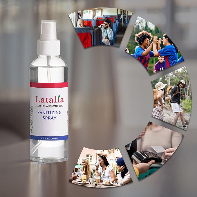 Hand Sanitizer Spray - Pack of 24 Unscented Spray Hand Sanitizer for Hands (6.67 Fl oz)