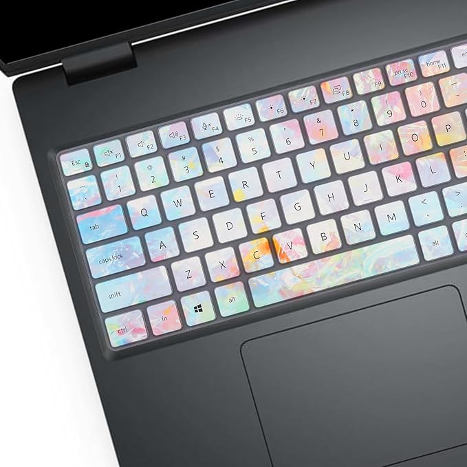 Keyboard Cover for Dell Latitude 3550 3540 5520 5521 5530 5531 5540 5550 & Precision 3590 3591 3580 3581 3560 3570 3561 3571 Laptop, Dell Latitude 15.6 inch Laptop US Keyboard Skin