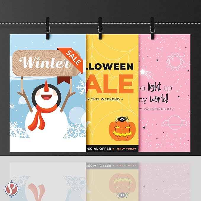 Half Letter Size, 8.5" x 5.5" Pastel Color Cardstock Paper for Arts and Crafts, Scrapbooking, Stationery Printing | Medium Weight 67lb Vellum Bristol (147gsm) Card Stock | 100 Sheets per Pack | Canary