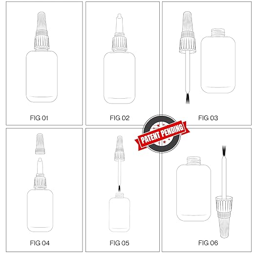 GH1200 Ceramic Glue Repair with Brush Applicator & Nozzle (20 g), Waterproof, Clear, Smooth. Fast Drying, Ceramic Glue for Pottery, Dishes, Mugs & More