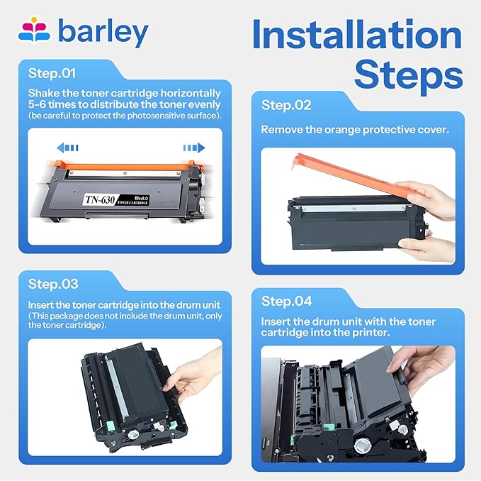 TN630 TN-630 Toner Cartridge Compatible TN630 TN-630 Replacement for Brother TN630 TN-630 Black Toner Cartridge HL-L2300D HL-L2305W HL-L2380DW DCP-L2540DW (2 Pack)