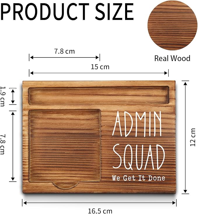 akeke Admin Squad gifts, Admin Team Gifts, Admin Life Gift, Administrative Assistant Staff Gifts, Thank You Administration Appreciation Gifts Office Self-Stick Note Pad Holders GSH1