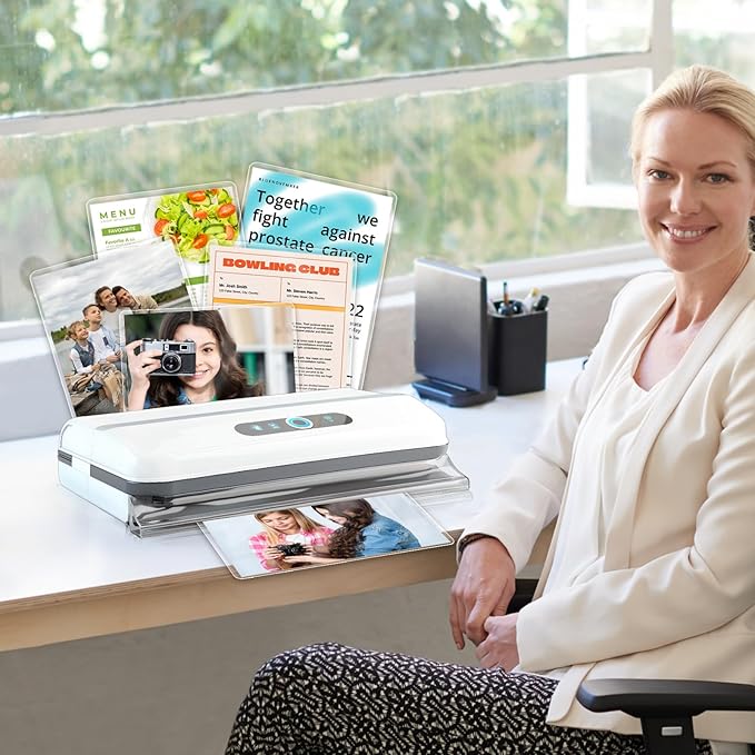 50 Pack 9x11.5inch 10mil Letter Size Laminating Sheets Thermal Laminating Pouches Laminator Sheets File Card Laminator Pouches 8.5x11inch for Work Permits Cards File Photos (50, 9"x11.5"-10mi)