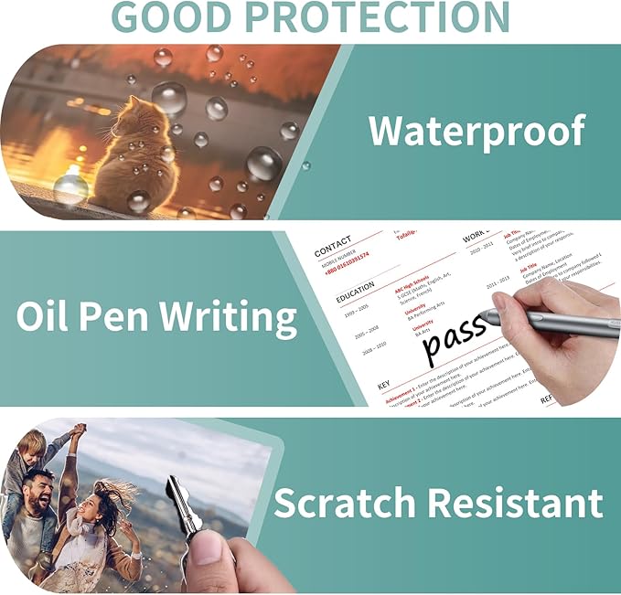 Laminating Sheets - 5Mil Thermal Laminating Pouches, 9"x11.5" Clear Laminate Sheets for Schedules, Menus, Certificates, Art Drawings, Round Corner, 3000 Pack