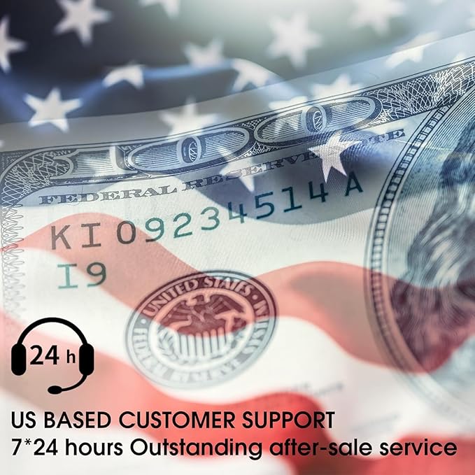 RIBAO BC-40 Mixed Denomination Money Counter Machine, Value Counting, Bill Counter Multi Currency, CIS/UV/MG/IR Counterfeit Detection for Business