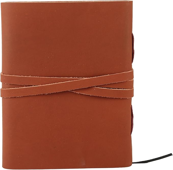 Handmade Leather Journal | Writing Notebook Diary | Bound Daily Notepad For Men & Women Unlined Paper Medium, Writing Pad for Artist, Sketch