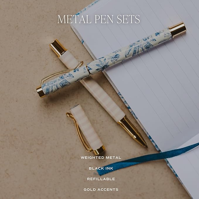 Sweet Water Decor You Got This Metal Pen Set - Inspirational Gifts for Women - Medium Ballpoint Pens with Black Ink - Motivational Office Accessories and Desk Decor - New Job and Graduation Gifts