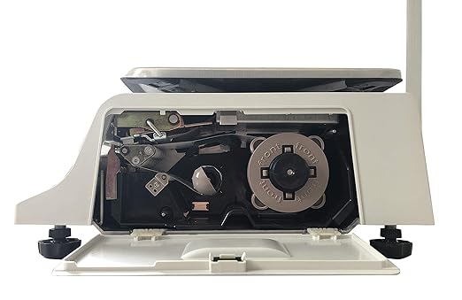 VisionTechShop DLP-300 Label Printing Scale Pole Display, 30/60lbs Capacity, 0.01/0.02lbs, NTEP Legal for Trade with a Free 1 case CAS LST-8020 UPC w/Ingredients Label, 58 x 60 mm