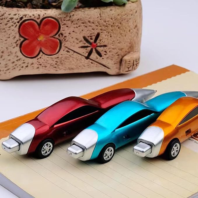 5-Pack Cartoon Car Ballpoint Pens,Novelty Race Car Pens Vehicle Ballpoint Pens Fun School Supplies & Party Favors For School office
